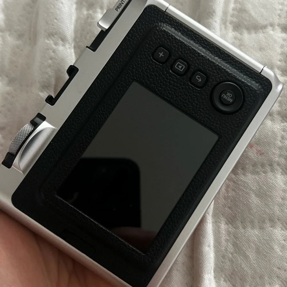 Fujifilm Instax Mini Camera in Black and Silver